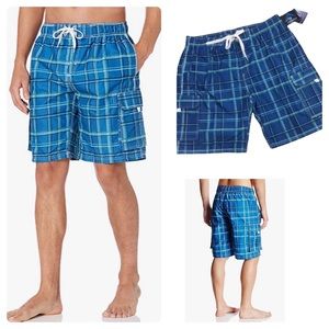 KANU SURF - Men's Infinite Swim Trunks In Royal Blue/White - XL - NWT